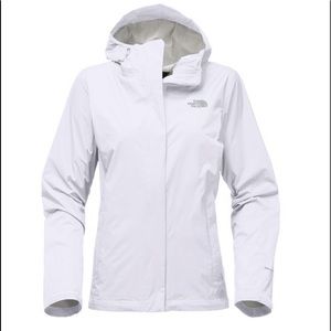 White WOMENS SMALL north face windbreaker/raincoat